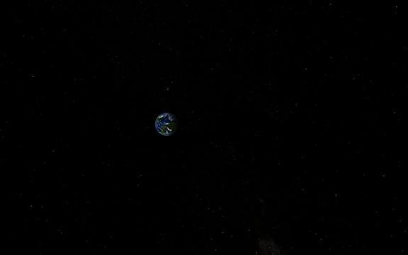 Kerbin, our blue marble, from 11,400Km