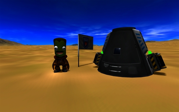 recovery underway, here's Wehrtop's landing photo. It even *looks* hot out there, ugh