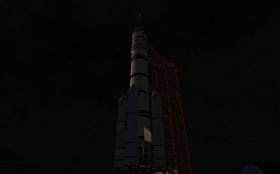 hookups are complete and Mun I is set for final readiness check tomorrow. Isn't she beautiful?