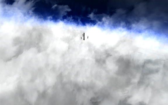 engineers are thinking we should have strapped on one more booster. Speaking of, here's them dropping from AOP's view