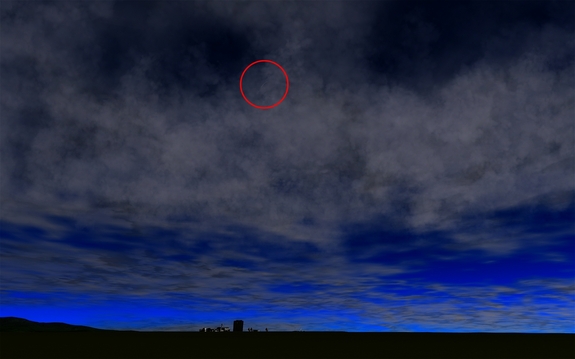 Hempsey also managed to get K-SCAN just before SRB separation. Great shot! We added a spotting aid