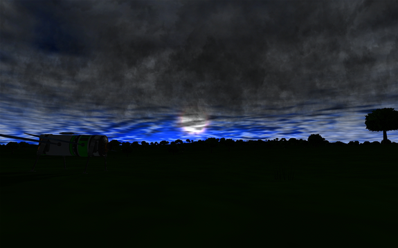 the sun is rising again for the kethane team but cloud cover may force them to skip this day cycle