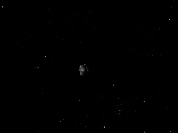 we did it! At max optical zoom, KWO snagged the 1st image of an asteroid as it zips by Kerbin
