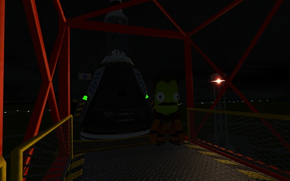 it's finally time for Capt Wehrtop to climb aboard the KDO for preflight. We all wish him a safe & successful journey