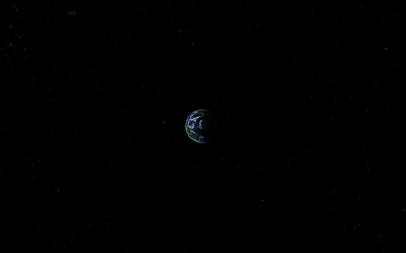 ComSat Mun II stares down at Kerbin from 7,314Km