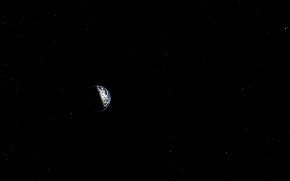 IP ComSat II looking "up" from 6,817km as it travels towards Ap 7,483km "below" Kerbin. All dishes are now activated
