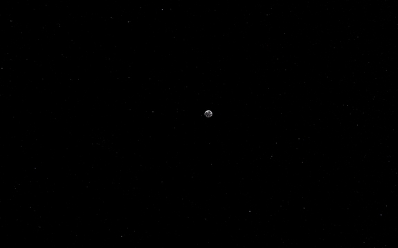 KDO is oriented retrograde ready for burn in 4min for return trajectory & this is what the camera ended up looking at