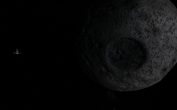 Munar Orbiter II bids ComSat Mun II a final farewell as it preps to burn for close pass to Mun