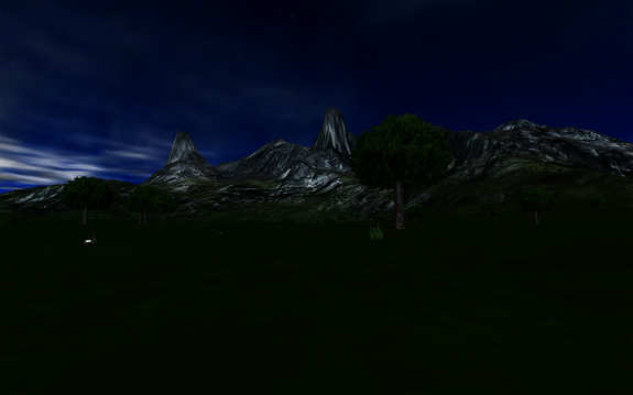 foot of the mountains are near, team expects to hit the abort slope in about 20 mins or less (Minmus at top center!)