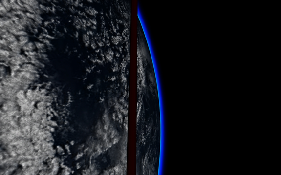 camera also tested. Lead Engineer Simon's face is as red as the antenna sticking up in the way. Ooops.
