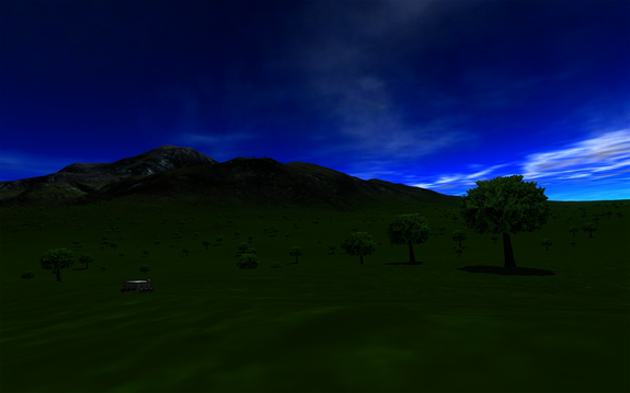 yowza, chase vehicle caught Lupek just as it caught a little air driving off a ridge! No problems landing though 