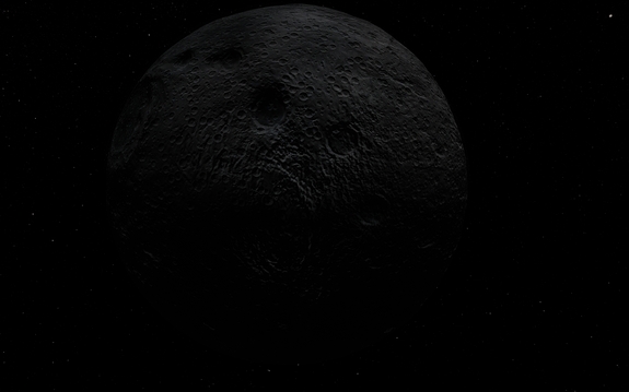 and here's a look up at the south pole of Mun