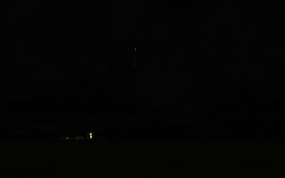 Mun II launch photo from out on the lawn where the public can spectate