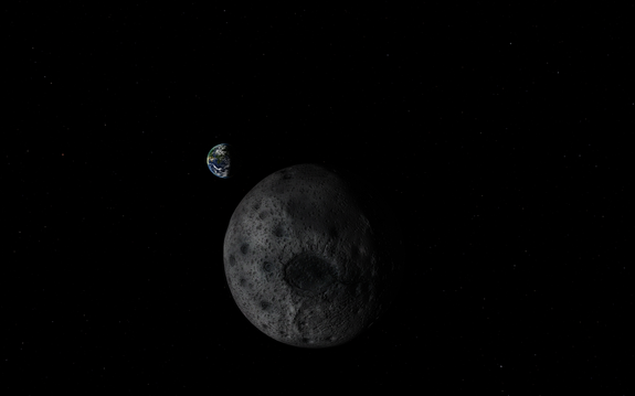 right after receiving this photo from Munar Orbiter III, high on its inclined orbit, we lost comms for several mins