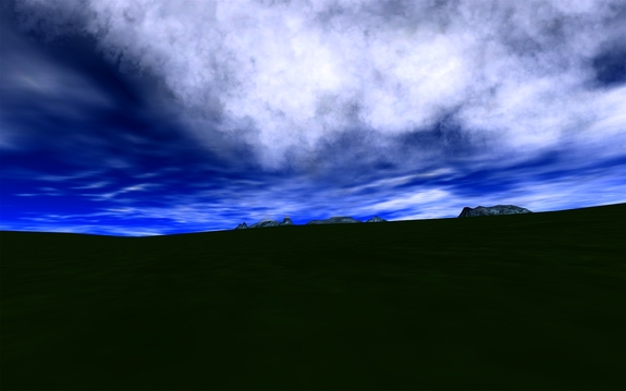 after 6km of roving over the past 27min, Lupek has just reached the grasslands. Rover-eye view of the mountains