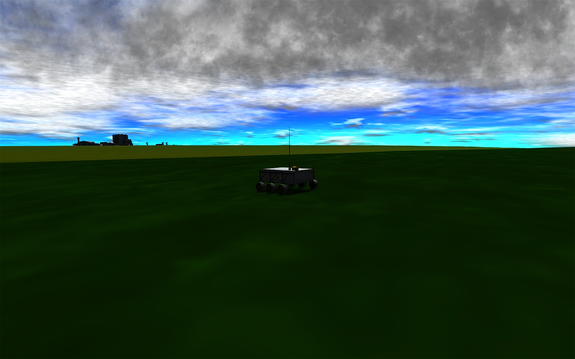 Lupek sits patiently while the rover team works on some new code