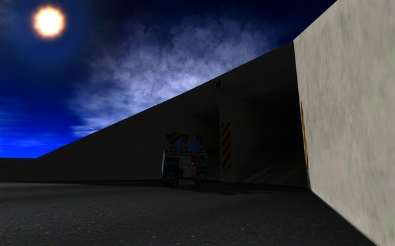 engineers are out checking damage to the Mun rover after it was accidentally driven off the edge of the launch pad