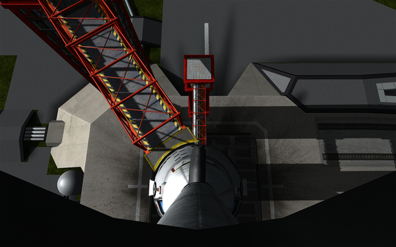 Mun I life support issue still being looked into. Other systems checking out fine, like cameras (here atop the LES)