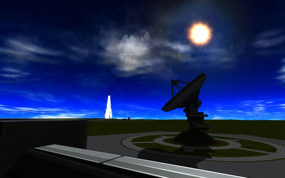 we're still checking through all of Duna I's systems & instruments. Here's a launch photo from the Tracking Station